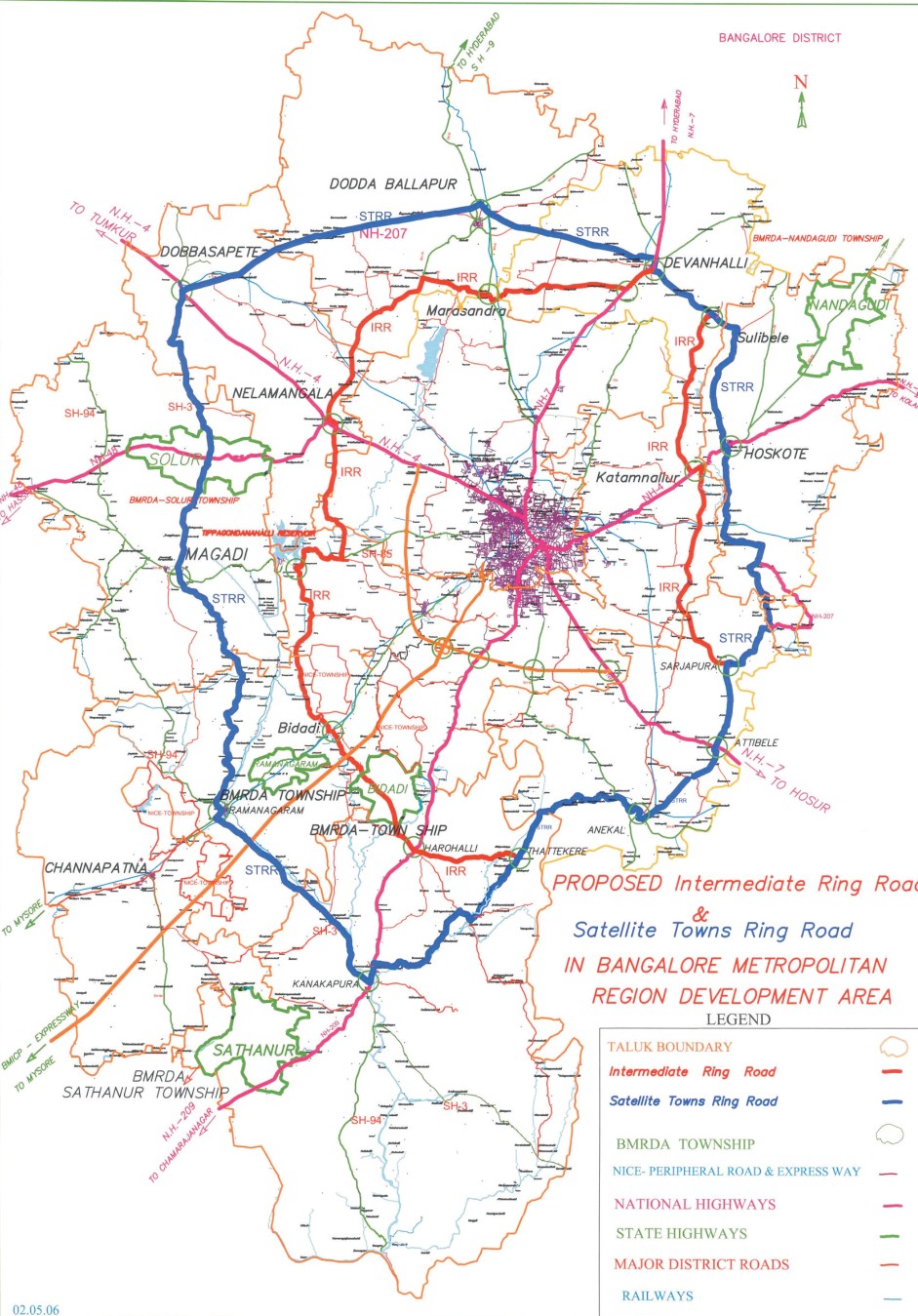 Karnataka: Government To Rebrand Peripheral Ring Road As Bengaluru Business  Corridor